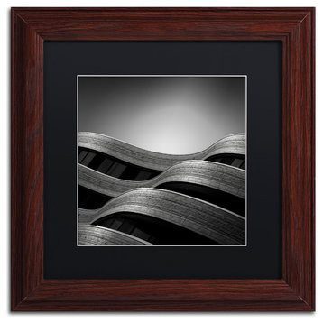 'The Urban Sea' Matted Framed Canvas Art by Dave MacVicar