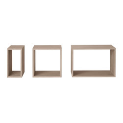 Stacked shelf system - Storage Boxes