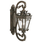Kichler - Kichler Tournai Four Light Londonderry Wall Lantern - This four light wall Lantern is part of the Tournai collection and has a Londonderry finish. It is outdoor capable.