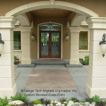 Custom Leaded and Beveled Glass,Stained Glass Entries and Feature Doors