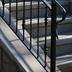 Entrance stairs iron railing - Products