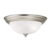 Kichler 8109NI 2 Light Flush Mount Indoor Ceiling Fixture