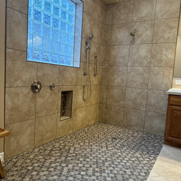 ADA Bathroom/Garage Retrofit and New Flooring