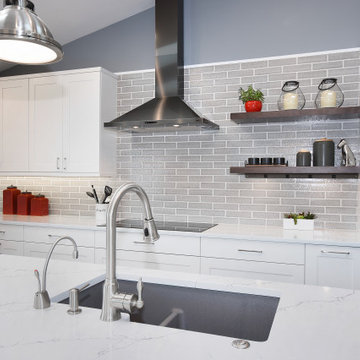 (Remodel - Custom) NanaWall Opens New Kitchen to Puget Sound