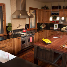 kitchen wood color