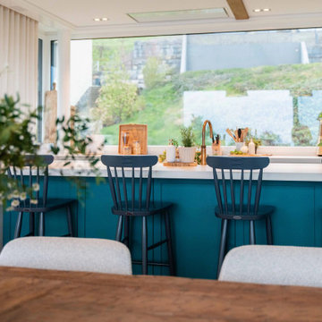 Colorful Transitional Family House