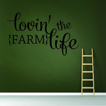 Decal, Lovin' The Farm Life Country Land Quote, 20x30"