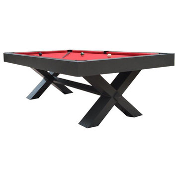 X-AIR Outdoor Pool Table w/Premium Accessories