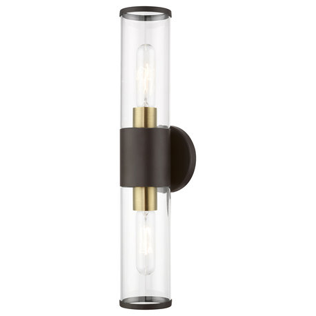 Livex Lighting Bronze ADA 2-Light Vanity Sconce