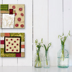 Smaller Abstract Paintings Created in a Series of 2 or more - Paintings