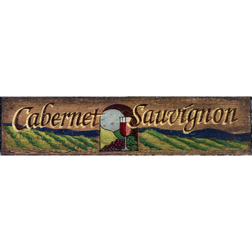 Vintage Signs Wine Cabernet Nostalgic Vineyard Sign