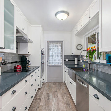 Eternal Charcoal White Kitchen