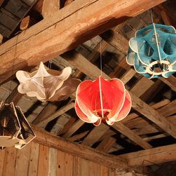 lampe wood and wool // ABBA - Pendant Lighting