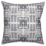 DDCG - Slate Shibori Spun Poly Pillow, 18"x18" - This polyester pillow features a slate gray shibori design to help you add a stunning accent piece to  your home. The durable fabric of this item ensures it lasts a long time in your home.  The result is a quality crafted product that makes for a stylish addition to your home. Made to order.