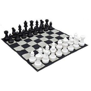 MegaChess Giant Chess and Checkers Bundle, 25" King