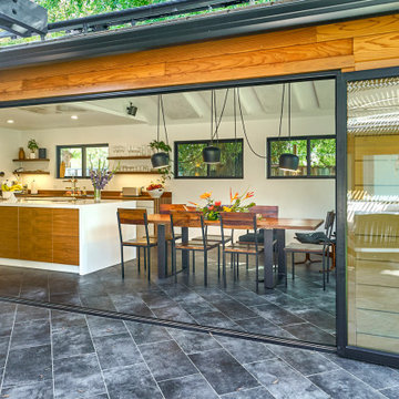 NanaWall Glass Walls Transform CA Home into Seamless Indoor-Outdoor Retreat