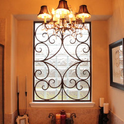 Decorative Wrought Iron Window Inserts & Coverings - Products