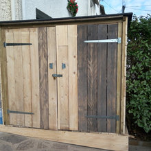 abri extérieur maison pour bois