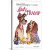 "Lady and the Tramp (1986)" Wrapped Canvas Art Print, 24"x36"x1.5"