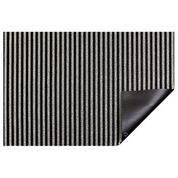 Breton Stripe Doormat, Tuxedo, 18"x28"