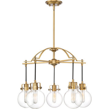 Quoizel SDL5005 Sidwell 5 Light 26"W Chandelier - Weathered Brass