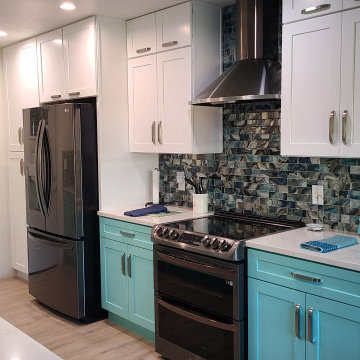 Contemporary Kitchen Remodel Done in a Two-Tone Color