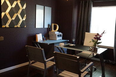 Home office - contemporary home office idea in Other