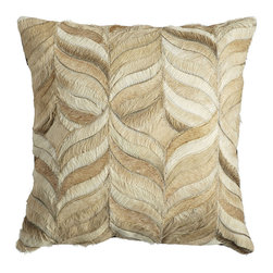COWHIDE PILLOW COVER &ndash; OGEE - NEW - Decorative Pillows