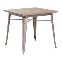Bistro Dining Table-Rustic Wood - Products