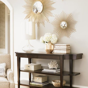 Blakeney Two-Shelf Console Table With Two Drawers