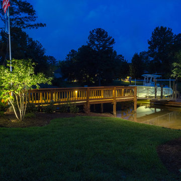 Stunning Waterside Dock Lighting - Midlothian, VA