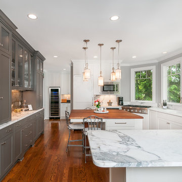 A New Bay Window addition makes a great functional kitchen with great views