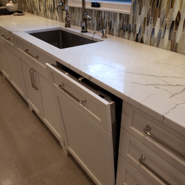 White Shaker Kitchen - Closter, NJ