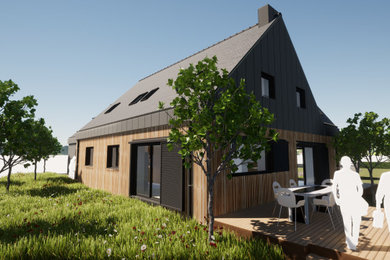 レンヌにあるビーチスタイルのおしゃれな住まいの写真