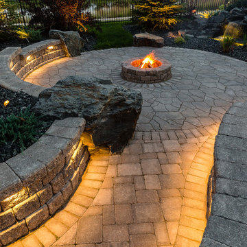 Round Flagstone Patio