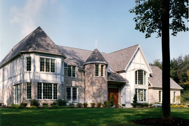 Example of a classic exterior home design in Other
