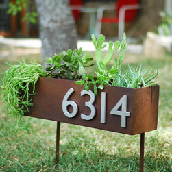 Stake Planter with Address Numbers - Products