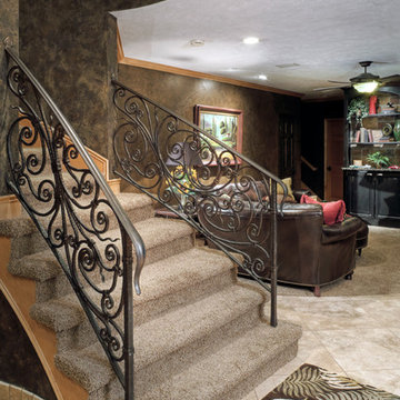 Tuscany Inspired Family Room