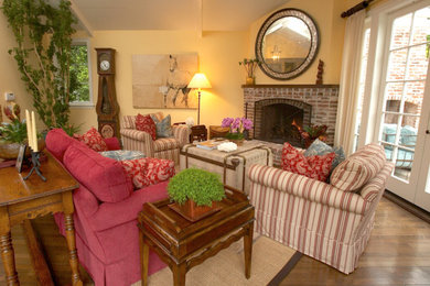 Living room - country living room idea in Los Angeles