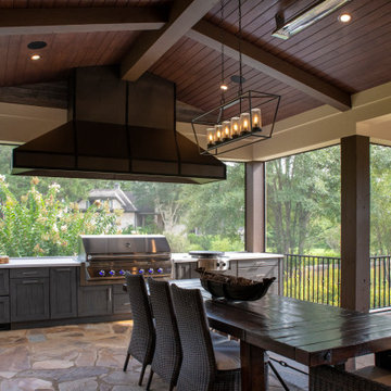 Lake Oconee Outdoor Grill Area