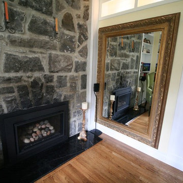 Living Room Fireplace on Ponsard Ave.