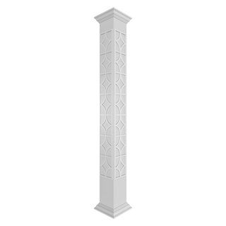 Craftsman Classic Square Non-Tapered Atlas Fretwork Column, 8