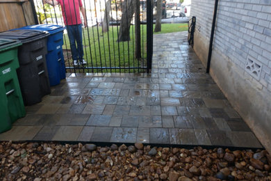 Catalina Sleight Crab Orchard paver patio install