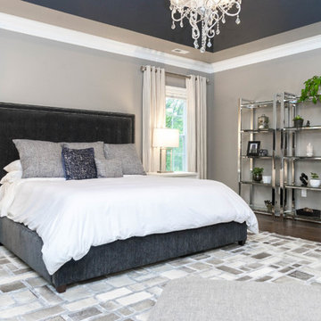 Elegant Shades of Gray Master Bedroom