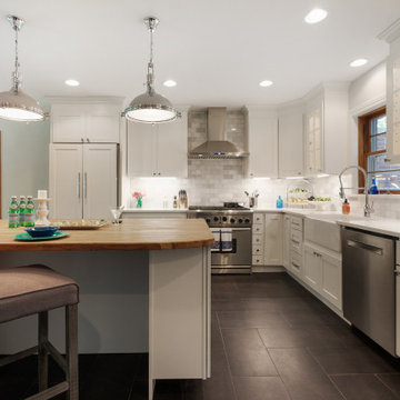 Windsor White Shaker Kitchen Cabinets