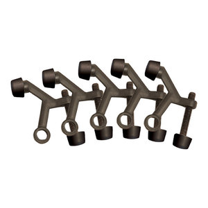Design House 181776 Standard Hinge Pin Door Stop Satin Nickel 5-Pack
