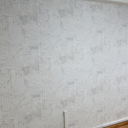Residential Wallpaper | Rustic World Map - Wallpaper