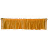 Mustard - Rod Pocket Top It Off handmade Sari Valance 60W X 15L - Pair