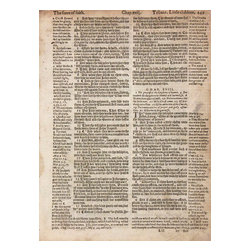 Consigned Antique Pre-King James Bible, 1603 - Prints And Posters