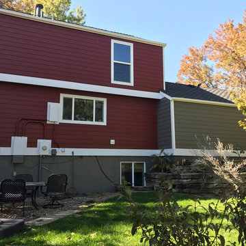 James Hardie reside and new Trex Deck Build